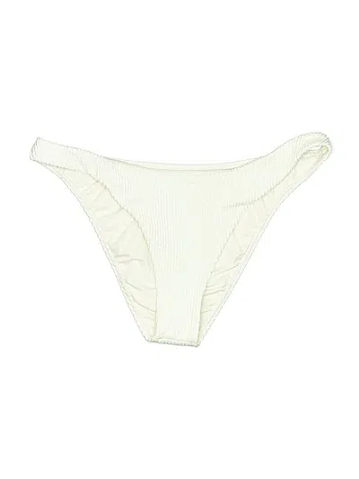 Pre-owned Unbranded Swimsuit Bottoms In White