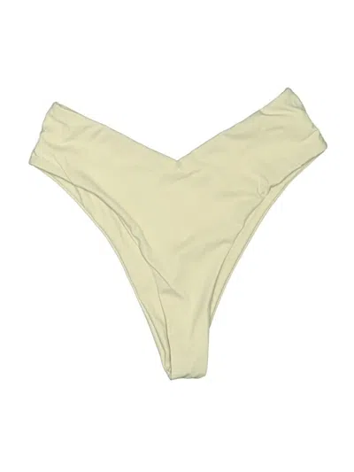 Pre-owned Unbranded Swimsuit Bottoms In White