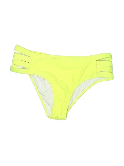 Pre-owned Unbranded Swimsuit Bottoms In Yellow
