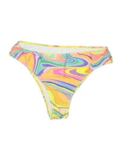 Pre-owned Unbranded Swimsuit Bottoms In Yellow