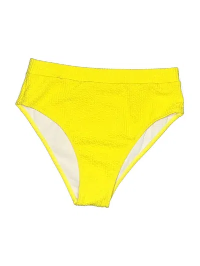 Pre-owned Unbranded Swimsuit Bottoms In Yellow