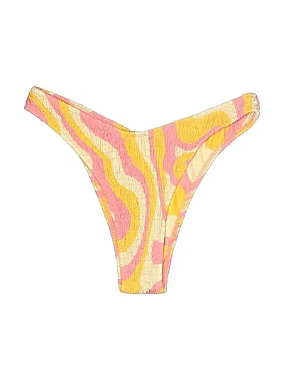 Pre-owned Unbranded Swimsuit Bottoms In Yellow