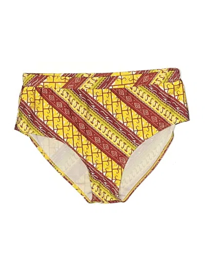 Pre-owned Unbranded Swimsuit Bottoms In Yellow