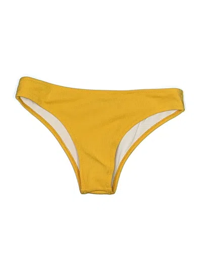 Pre-owned Unbranded Swimsuit Bottoms In Yellow