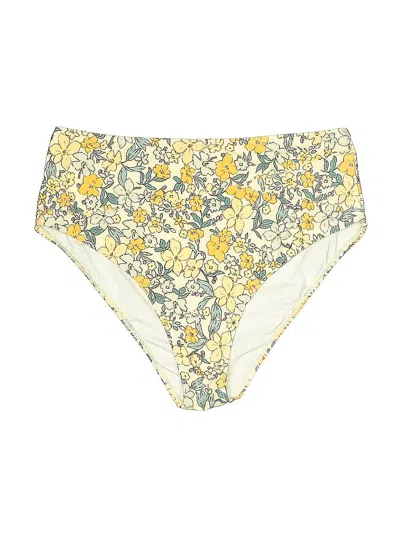 Pre-owned Unbranded Swimsuit Bottoms In Yellow