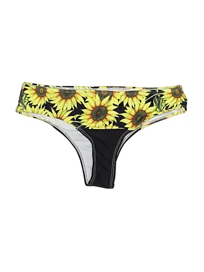 Pre-owned Unbranded Swimsuit Bottoms In Yellow