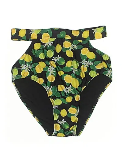 Pre-owned Unbranded Swimsuit Bottoms In Yellow