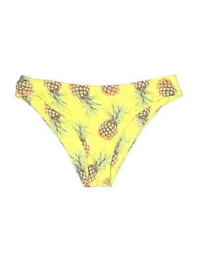 Pre-owned Unbranded Swimsuit Bottoms In Yellow