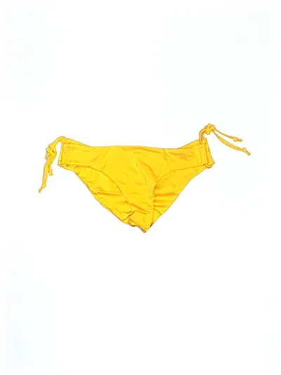 Pre-owned Unbranded Swimsuit Bottoms In Yellow