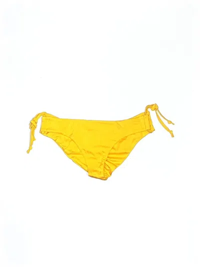 Pre-owned Unbranded Swimsuit Bottoms In Yellow
