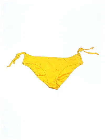 Pre-owned Unbranded Swimsuit Bottoms In Yellow