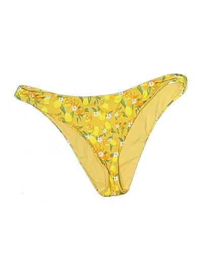 Pre-owned Unbranded Swimsuit Bottoms In Yellow