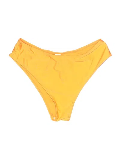 Pre-owned Unbranded Swimsuit Bottoms In Yellow