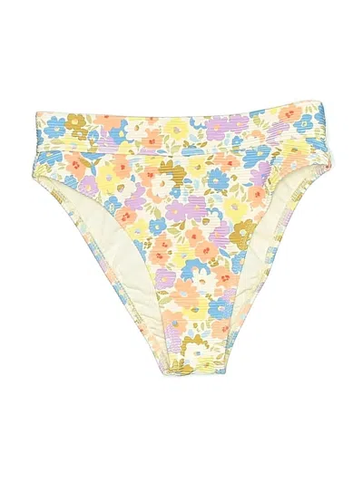 Pre-owned Unbranded Swimsuit Bottoms In Yellow