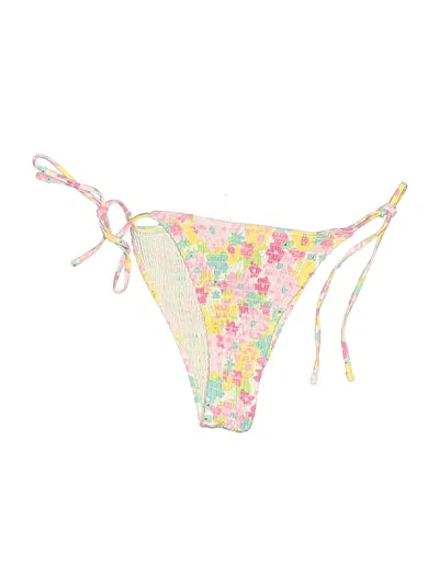 Pre-owned Unbranded Swimsuit Bottoms In Yellow