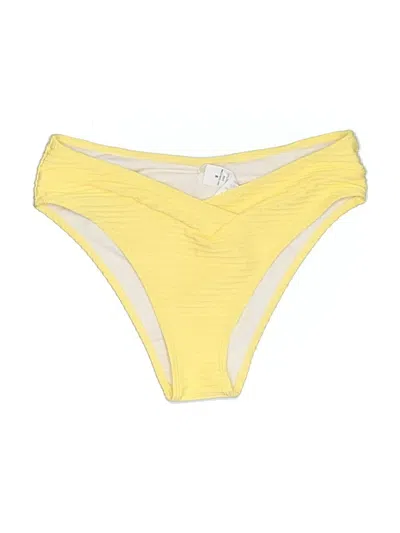 Pre-owned Unbranded Swimsuit Bottoms In Yellow
