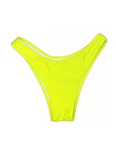 Pre-owned Unbranded Swimsuit Bottoms In Yellow