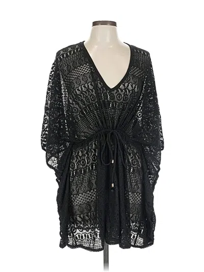 Pre-owned Unbranded Swimsuit Cover Up In Black