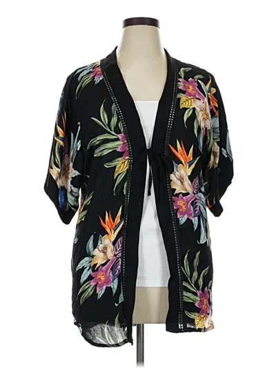 Pre-owned Unbranded Swimsuit Cover Up In Black