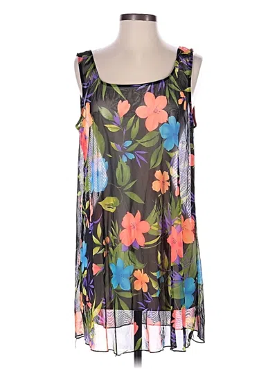 Pre-owned Unbranded Swimsuit Cover Up In Black