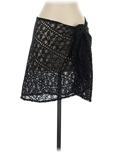 Pre-owned Unbranded Swimsuit Cover Up In Black