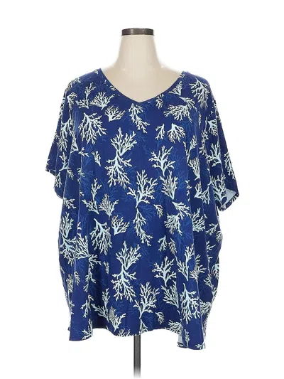 Pre-owned Unbranded Swimsuit Cover Up In Blue