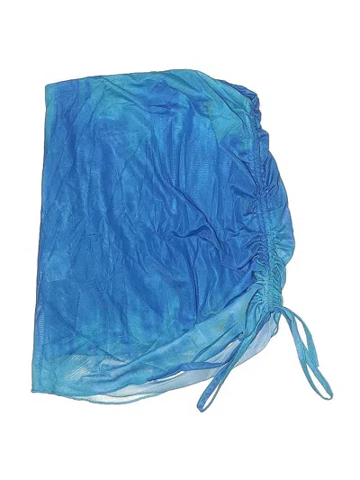 Pre-owned Unbranded Swimsuit Cover Up In Blue