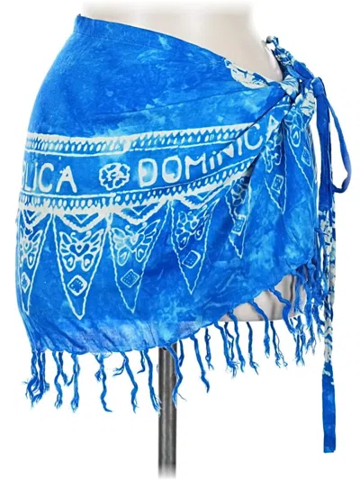 Pre-owned Unbranded Swimsuit Cover Up In Blue