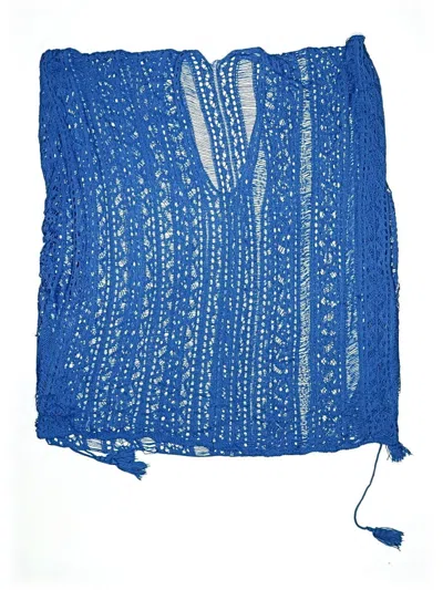 Pre-owned Unbranded Swimsuit Cover Up In Blue