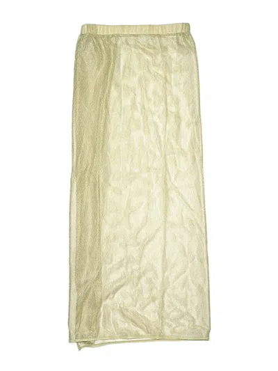Pre-owned Unbranded Swimsuit Cover Up In Gold
