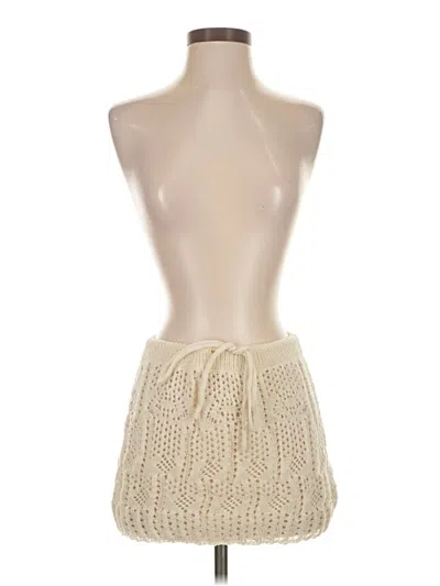 Pre-owned Unbranded Swimsuit Cover Up In Ivory