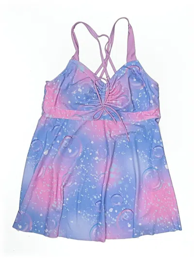 Pre-owned Unbranded Swimsuit Cover Up In Purple