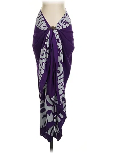 Pre-owned Unbranded Swimsuit Cover Up In Purple