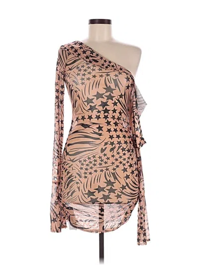 Pre-owned Unbranded Swimsuit Cover Up In Tan