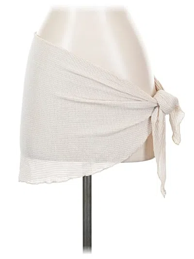Pre-owned Unbranded Swimsuit Cover Up In Tan