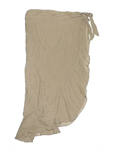Pre-owned Unbranded Swimsuit Cover Up In Tan