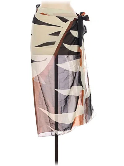 Pre-owned Unbranded Swimsuit Cover Up In Tan