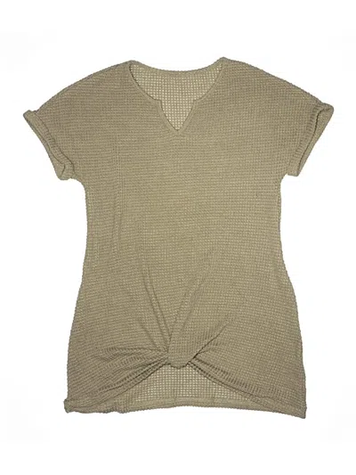 Pre-owned Unbranded Swimsuit Cover Up In Tan