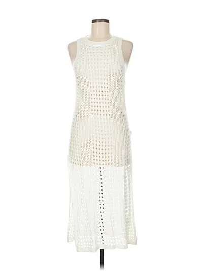 Pre-owned Unbranded Swimsuit Cover Up In White