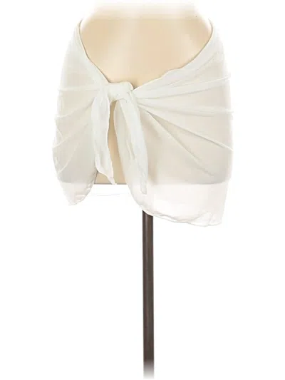 Pre-owned Unbranded Swimsuit Cover Up In White