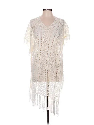 Pre-owned Unbranded Swimsuit Cover Up In White