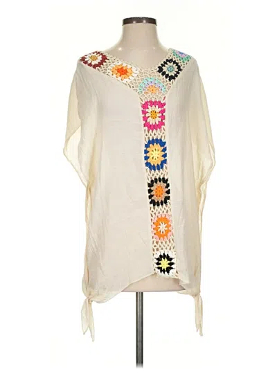Pre-owned Unbranded Swimsuit Cover Up In White