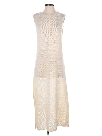 Pre-owned Unbranded Swimsuit Cover Up In White