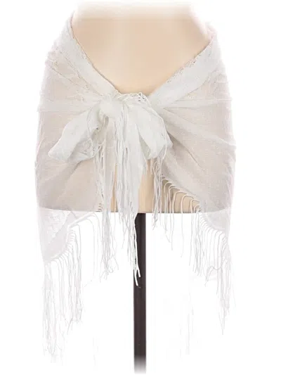 Pre-owned Unbranded Swimsuit Cover Up In White