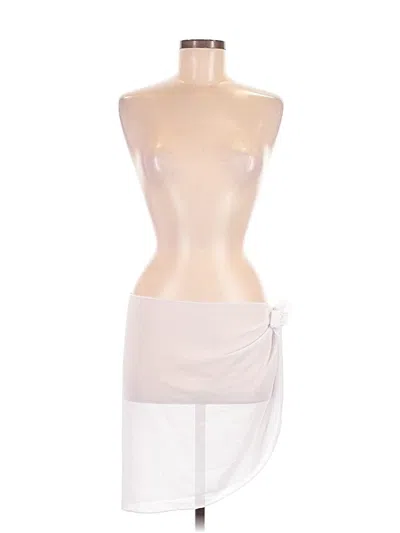 Pre-owned Unbranded Swimsuit Cover Up In White