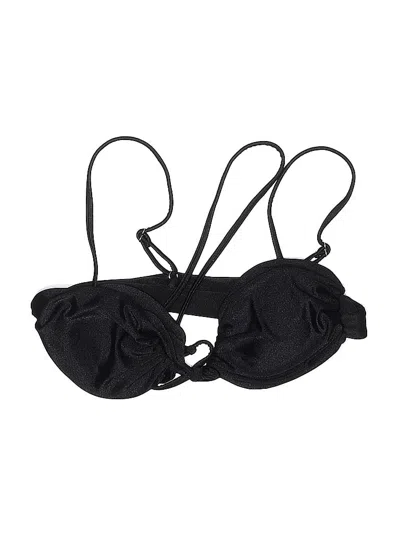 Pre-owned Unbranded Swimsuit Top Black Swimwear