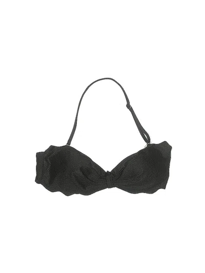 Pre-owned Unbranded Swimsuit Top Black Swimwear