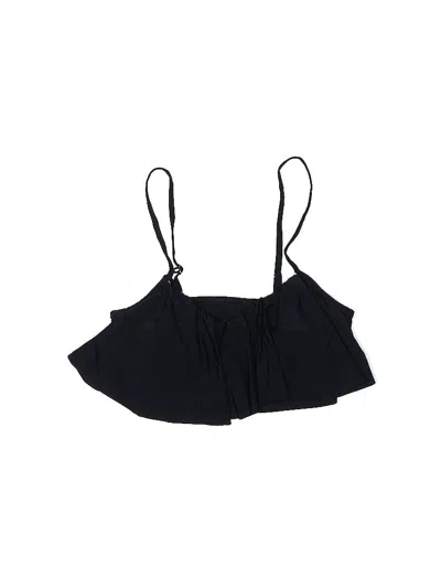 Pre-owned Unbranded Swimsuit Top Black Swimwear