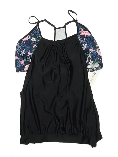 Pre-owned Unbranded Swimsuit Top Black Swimwear