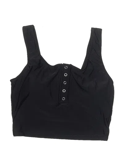 Pre-owned Unbranded Swimsuit Top Black Swimwear